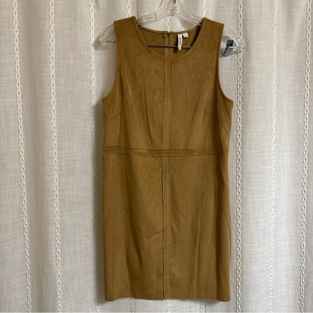 Kensie suede Brown Sleeveless Dress